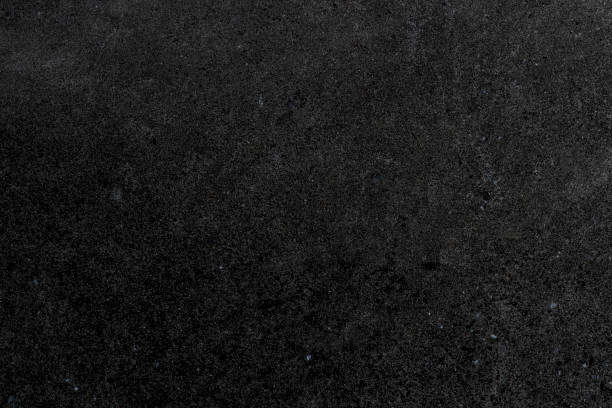 Black stone tile floor background stock photo