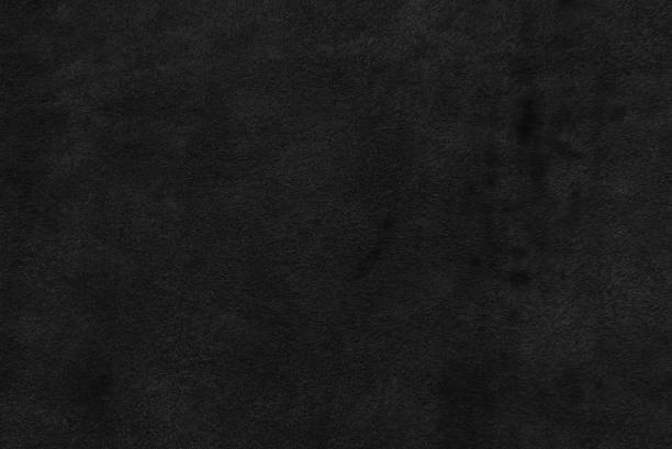 背景のための黒のスエードのテクスチャ - 黒　背景 ストックフォトと画像