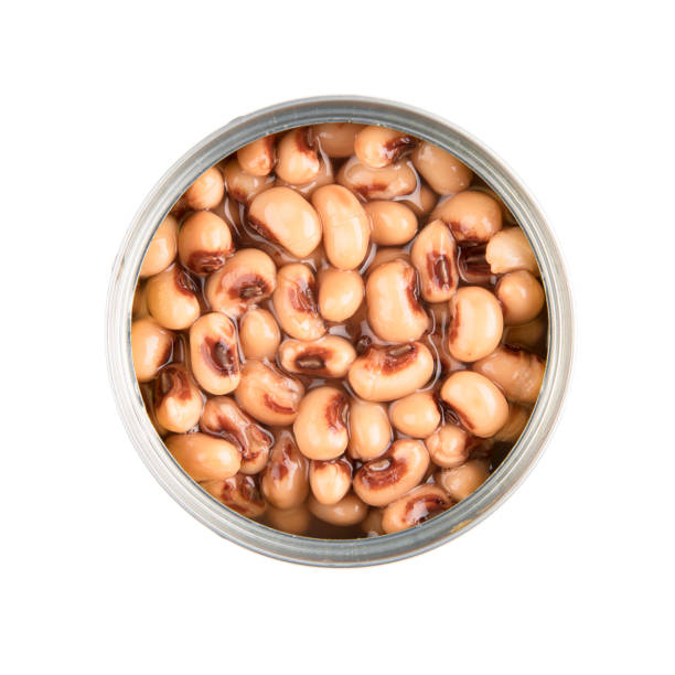 Blackeyed Peas in Can stock photo