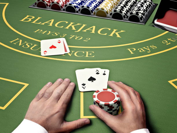 blackjack casino tafel - blackjack stockfoto's en -beelden