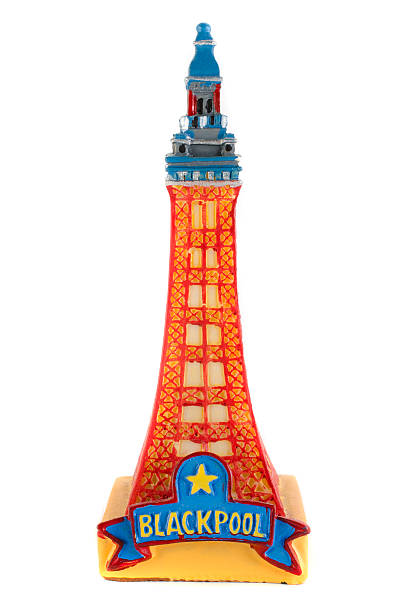 Blackpool Tower Souvenir A macro image of a Blackpool tower souvenir blackpool tower stock pictures, royalty-free photos & images