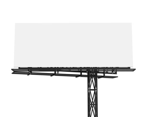 Blank Billboard Isolated stock photo