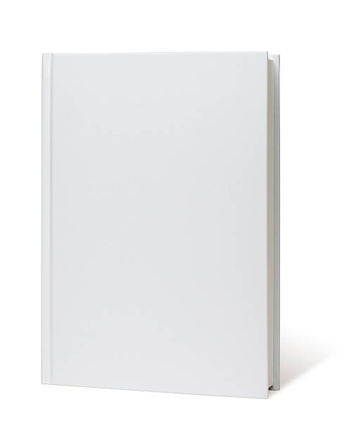 Blank Book Blank Book on white background. book cover stock pictures, royalty-free photos & images