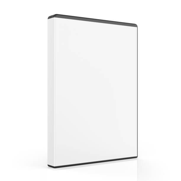 Blank DVD Case Isolated Blank DVD Case isolated on white background. 3D render dvd stock pictures, royalty-free photos & images