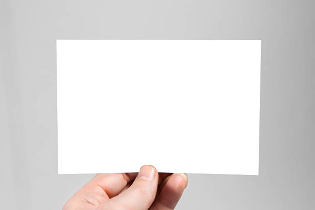 Blank envelope template stock photo