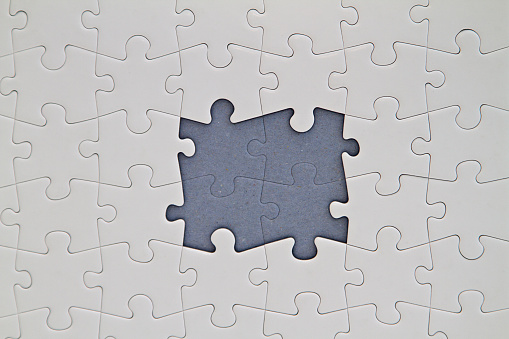 Leere Jigsaw Puzzle Stockfoto Und Mehr Bilder Von Ausdruckslos
