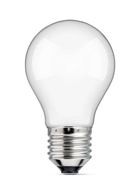Blank light bulb stock photo