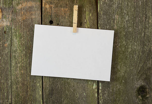 blank memo or menue space on wood stock photo