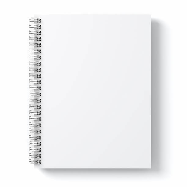 Blank notepad stock photo