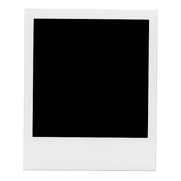 blank photo frame. - polaroid bildbanksfoton och bilder
