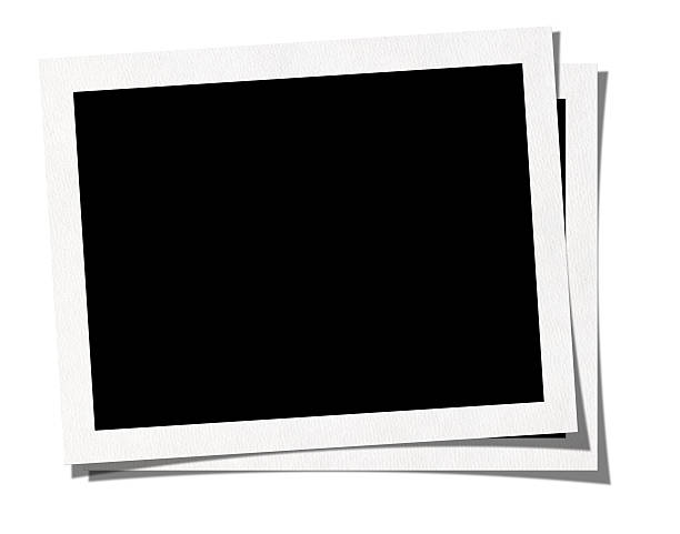 Blank photo Blank photo. camera photographic equipment photos stock pictures, royalty-free photos & images