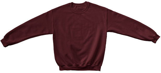 Download Blank Sweatshirt Maroon Color Mock Up Template Stock Photo ...