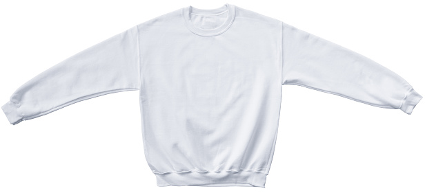 Download Blank Sweatshirt White Color Mock Up Template Stock Photo Download Image Now Istock