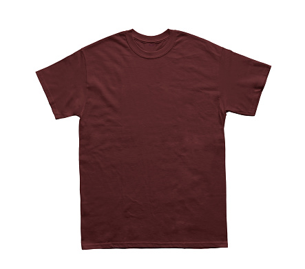 Blank T Shirt Color Maroon Stock Photo Download Image Blank T Shirt Color Maroon Stock Photo Download Image