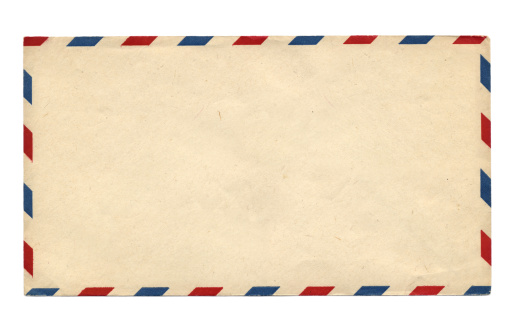 Vintage air mail envelope (1947)
