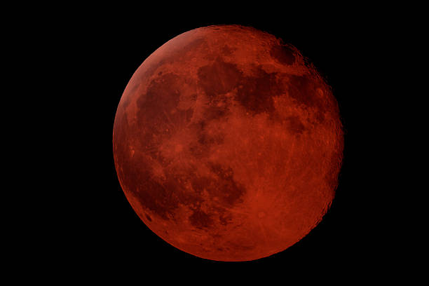 Blood Moon Total lunar eclipse coming up on 4 April and 28 September 2015 blood moon stock pictures, royalty-free photos & images