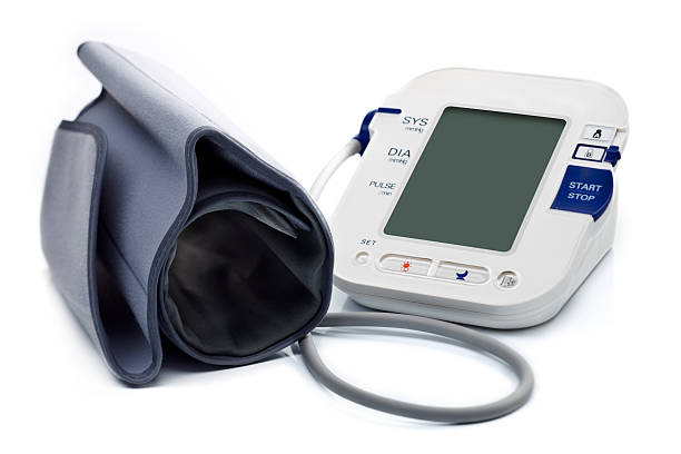 Blood pressure gauge stock photo