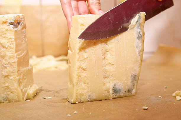 Blue cheese. stock photo