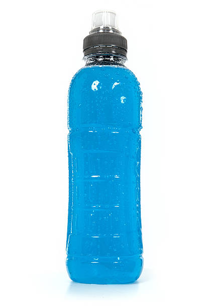 Blue fluid stock photo