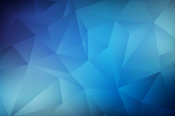 blue low poly background blue low poly background precious gem stock pictures, royalty-free photos & images