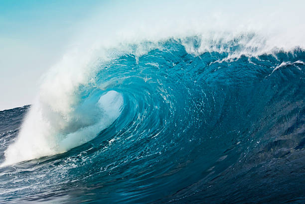 potwór niebieski ocean - tsunami zdjęcia i obrazy z banku zdjęć