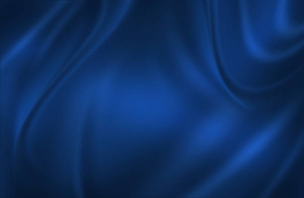 Blue satin cloth background Blue satin glossy, fine and smooth silk cloth background velvet stock pictures, royalty-free photos & images