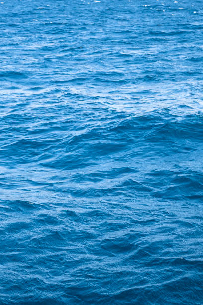 Blue sea stock photo