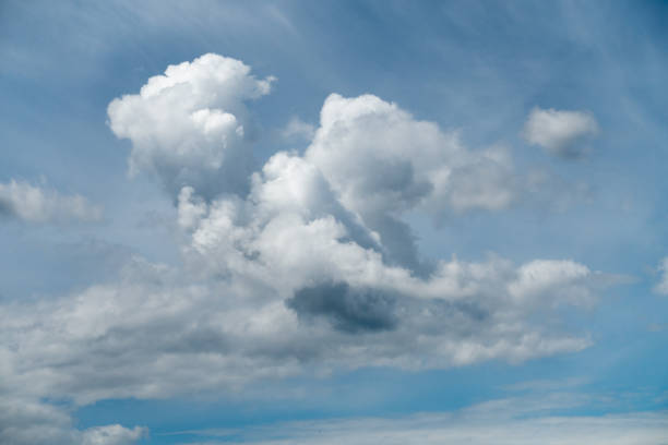 blue sky with cloud stock photo