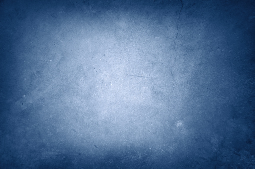 Close-up of blue textured concrete background.