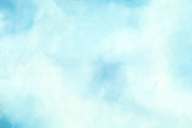 blått vatten färg bakgrunden - watercolor background bildbanksfoton och bilder