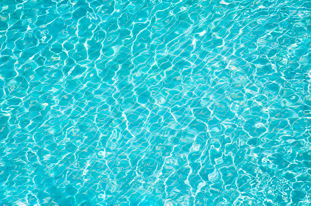 Blue water in swimming pool  standing water stock pictures, royalty-free photos & images