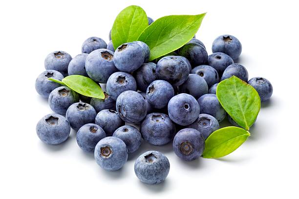 blueberry blueberry isolated on white blueberry stock pictures, royalty-free photos & images