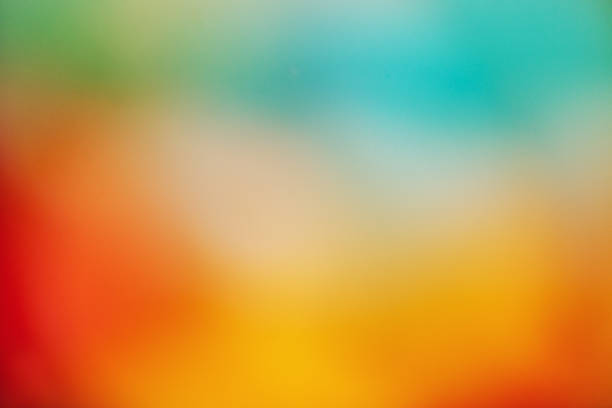 blurred abstract background - cor saturada imagens e fotografias de stock