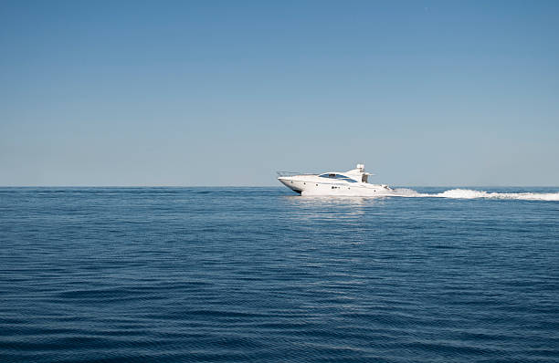 Boat Boat in Adriatic sea. barca stock pictures, royalty-free photos & images