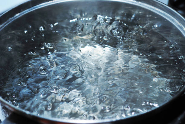 Boiling Water stock photo