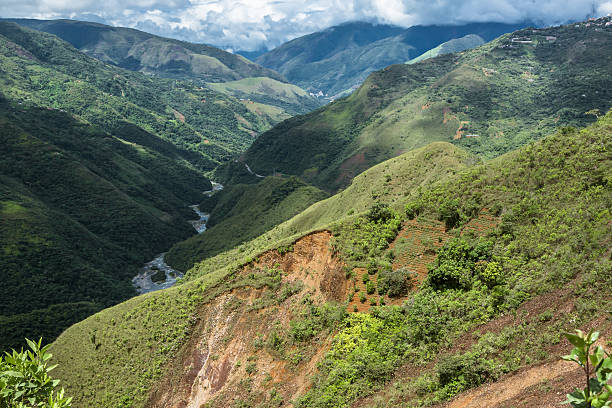 Bolivian Landscape stock photo
