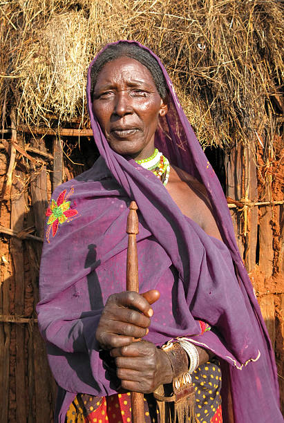 Borana Tribe Woman stock photo
