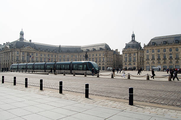 Bordeaux city stock photo