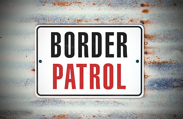 Border Patrol A sign that says "Border Patrol." border patrol stock pictures, royalty-free photos & images