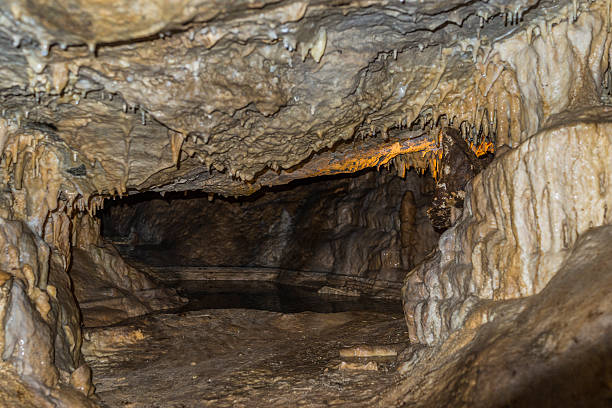 Bossea Cave (Corsaglia Valley, Piedmont, Italy) stock photo