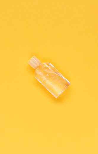 Download Bottle Of Hand Sanitizer On Yellow Background Stock Photo Download Image Now Istock Yellowimages Mockups