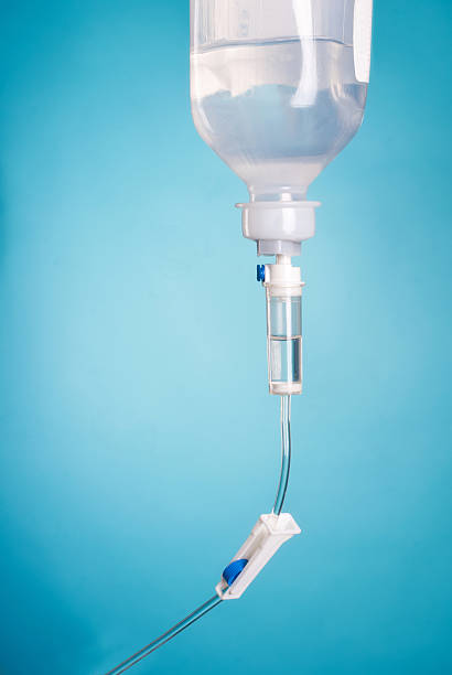 Bottle of infusion stock photo