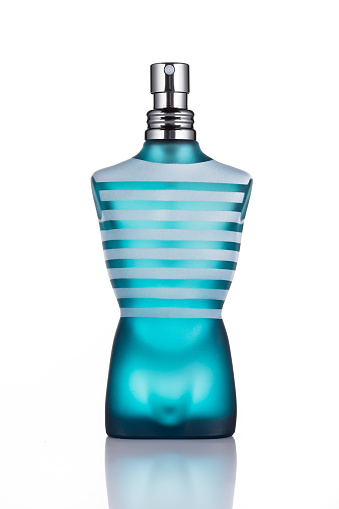 Bottle Of Jean Paul Gaultier Le Male Perfume Stock Photo - Download ...