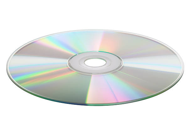 CD/DVD Bottom Angled stock photo