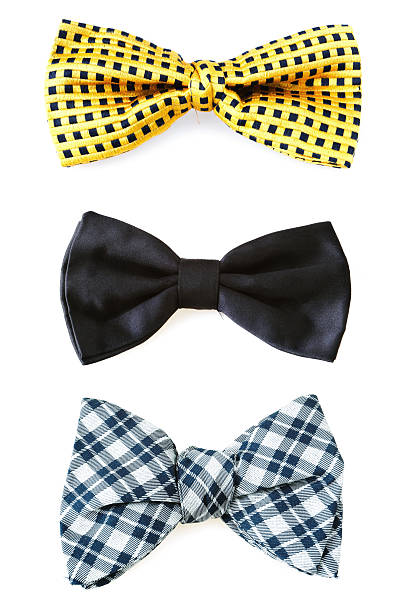 Bow Ties Bow ties isolated on white. bow tie stock pictures, royalty-free photos & images