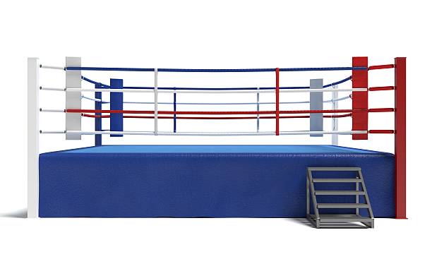 Boxing Ring 3d illustration of a boxing ring boxing ring stock pictures, royalty-free photos & images