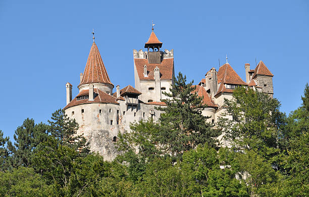 Bran castle of Vlad IV also known as Count Dracula stock photo
