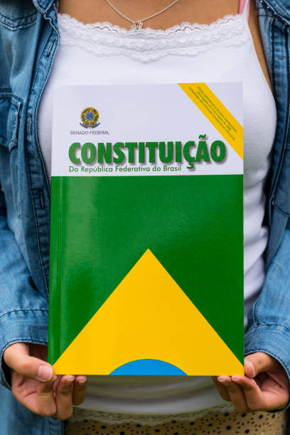 Brazilian Constitution stock photo