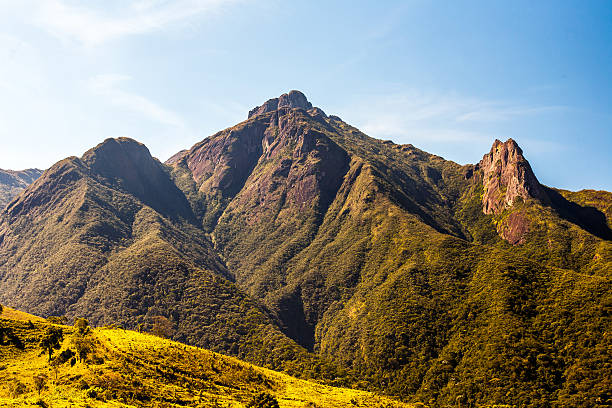 Brazilian highlands Mantiqueira range Pico dos Marins in Brazil stock photo