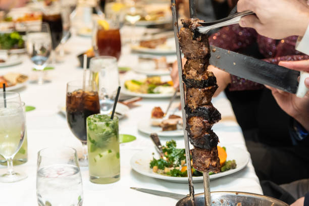 Brazilian Steakhouse stock photo